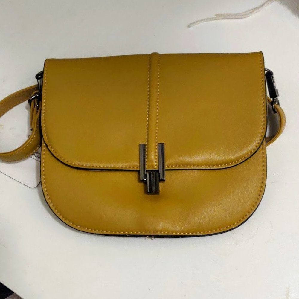 Eleganci Small Mustard Yellow Purse